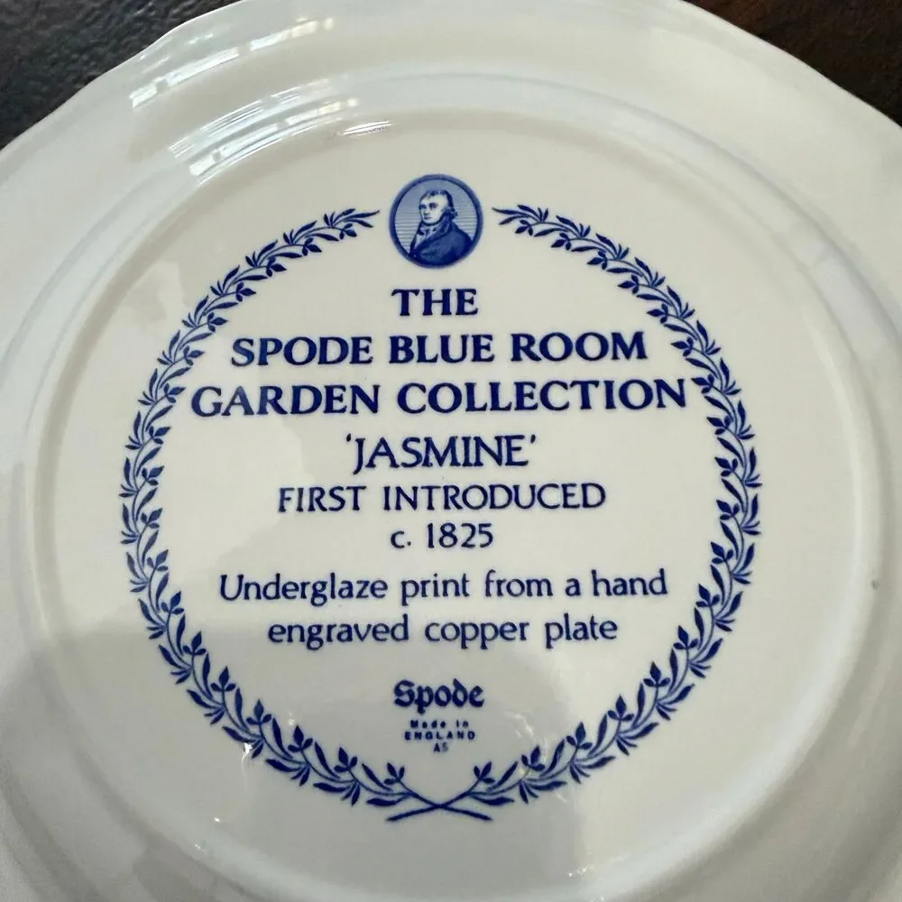 Spode Blue Room Garden Collection Jasmine Buffet Dessert Plate